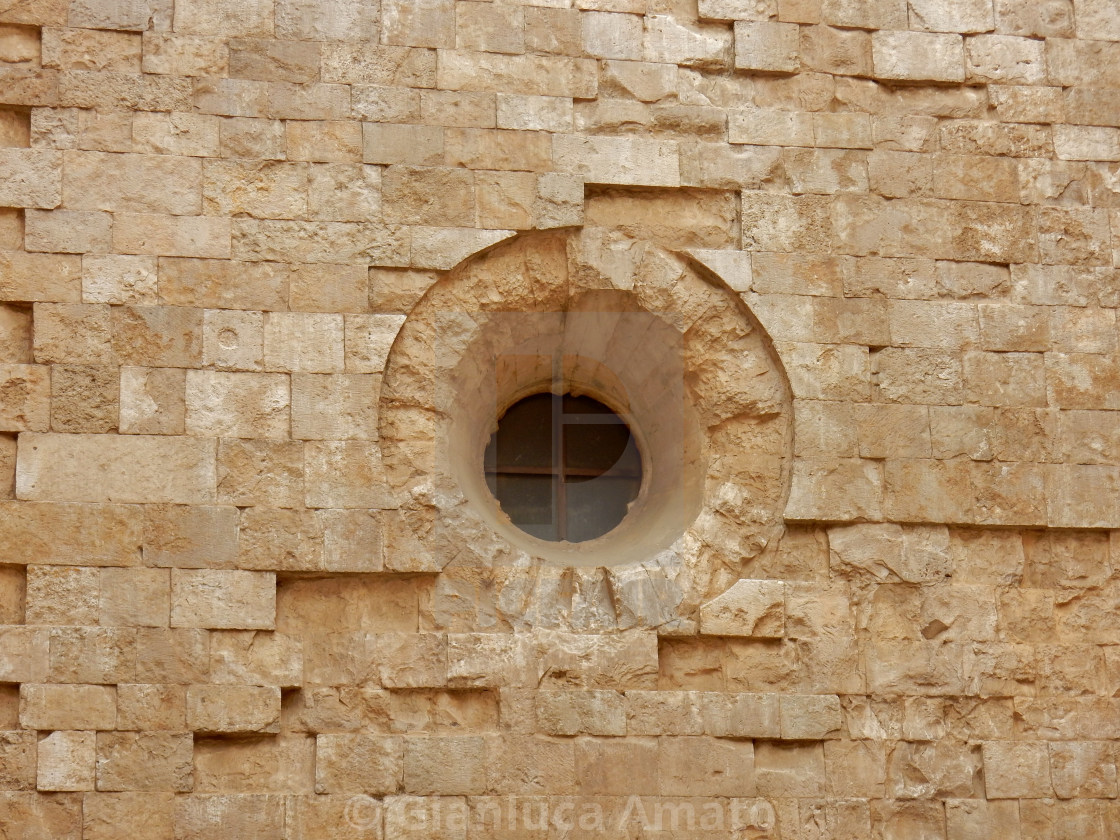 "Andria - Oblò di Castel del Monte" stock image