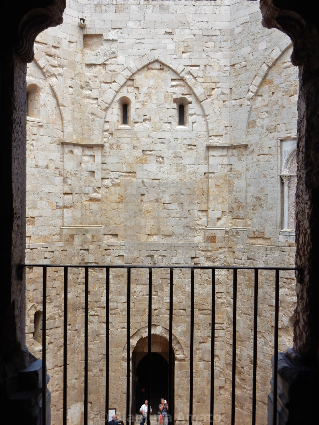 "Andria - Castel del Monte dal balcone" stock image