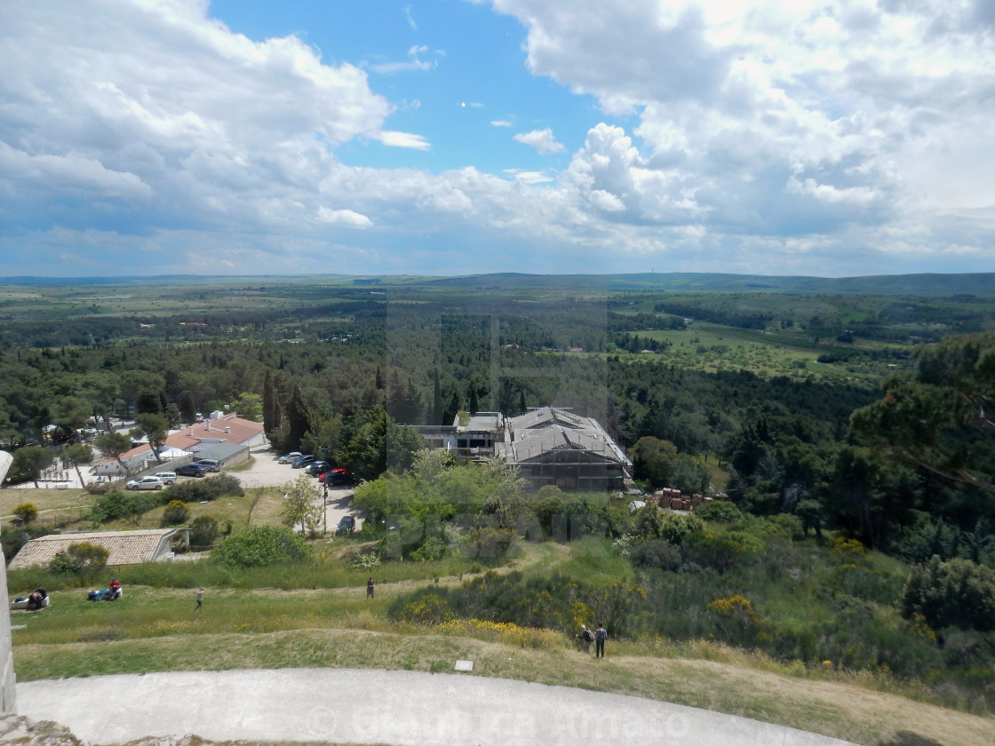 "Andria - Panorama da Castel del Monte" stock image