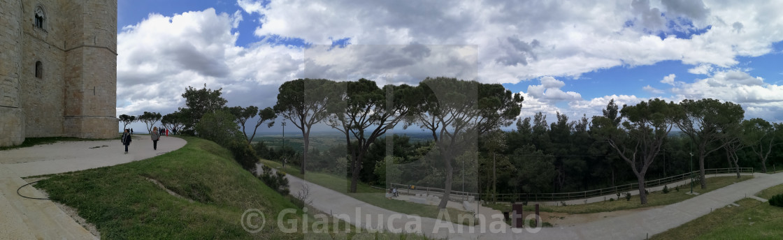 "Andria - Panoramica da Castel del Monte" stock image