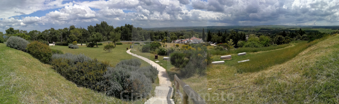 "Andria - Panoramica dal Castel del Monte" stock image