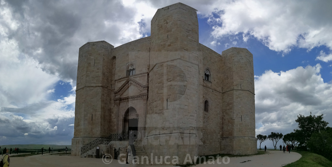 "Andria - Panoramica di Castel del Monte" stock image