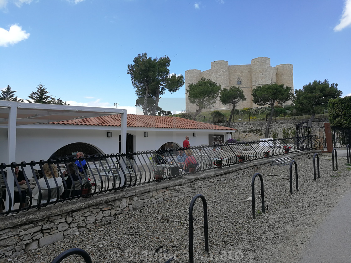 "Andria - Punto di ristoro a Castel del Monte" stock image