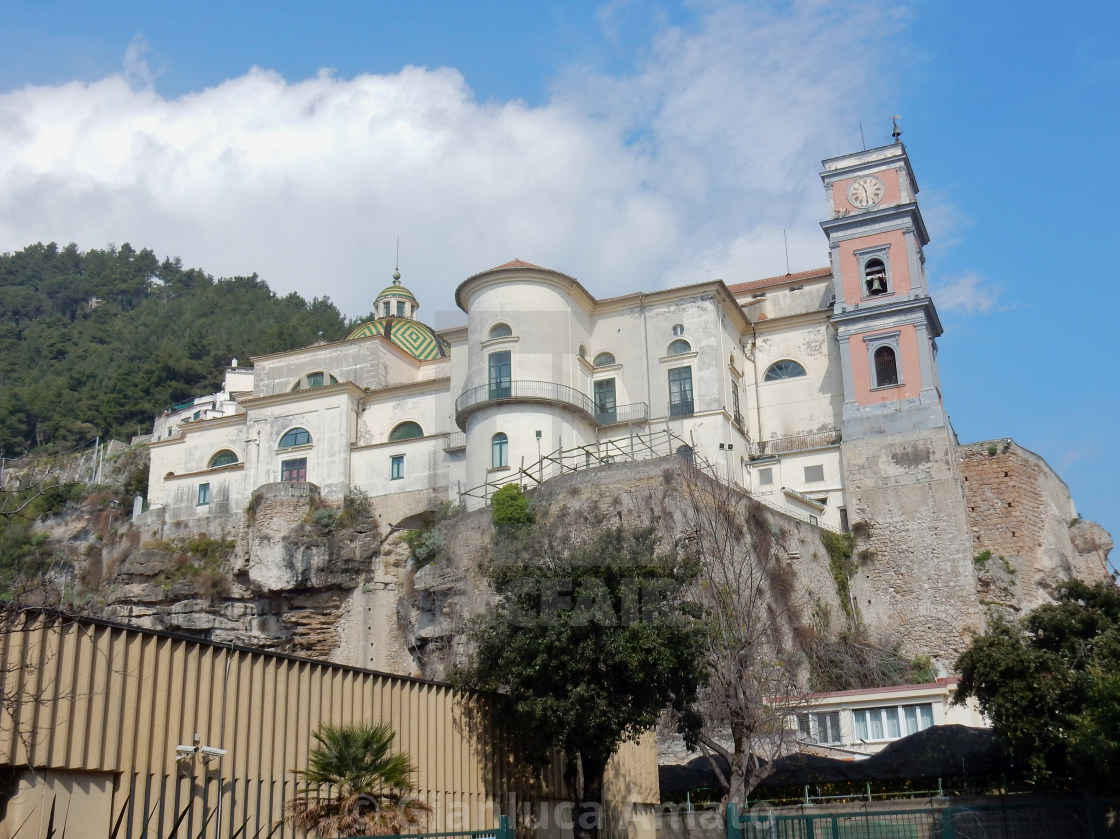 "Maiori - Chiesa di Santa Maria a Mare" stock image