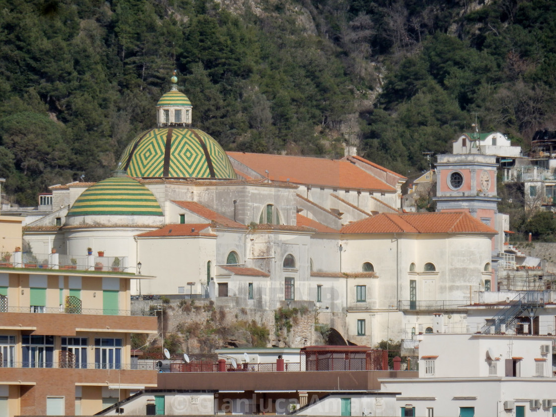 "Maiori - Scorcio della chiesa di Santa Maria a Mare" stock image