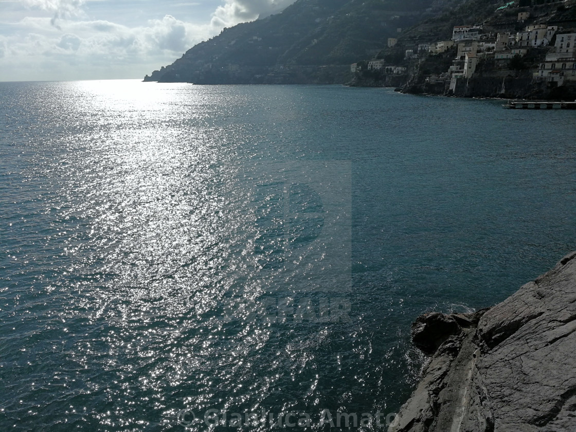 "Mare di Minori" stock image