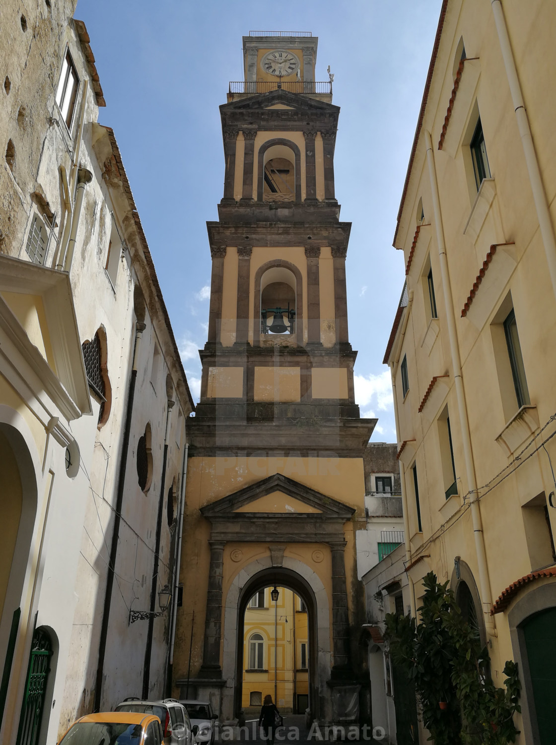 "Minori - Campanile di Santa Trofimena" stock image