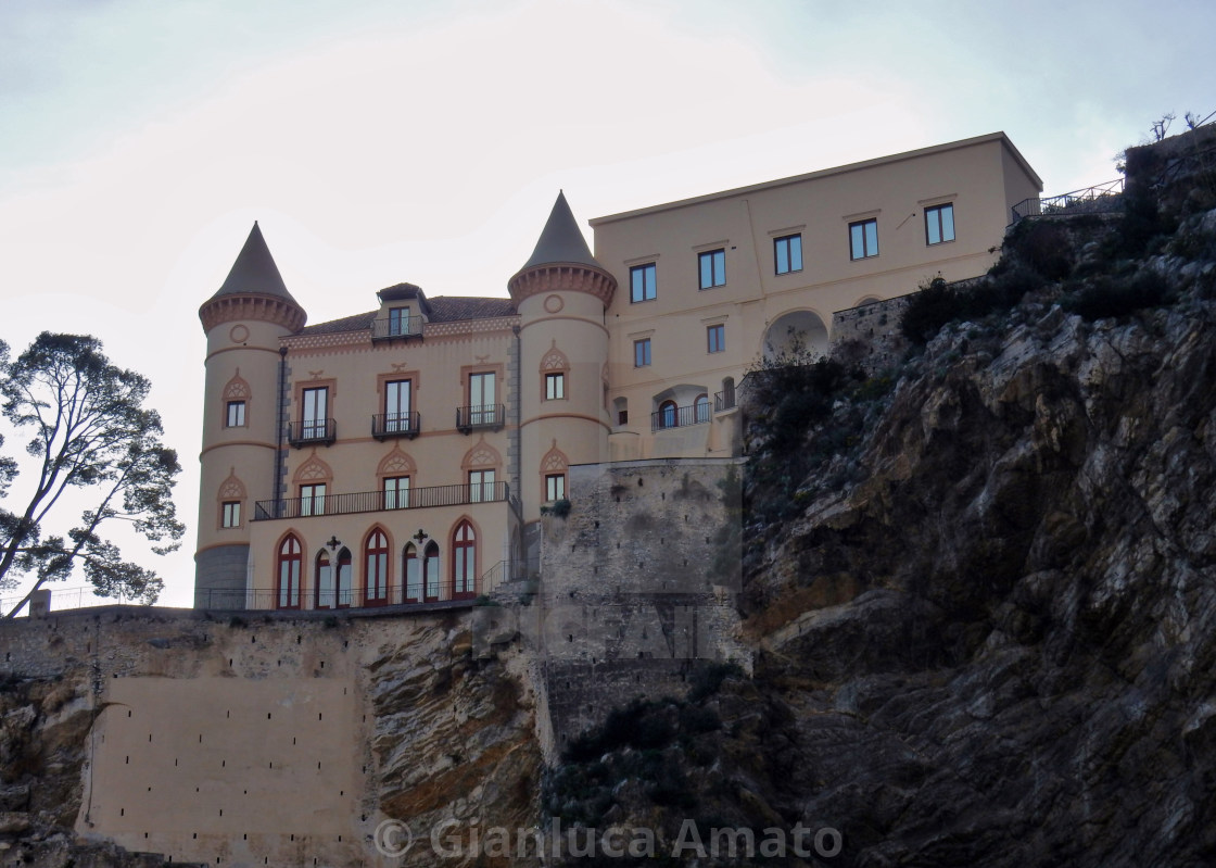 "Minori - Castello Mezzacapo" stock image