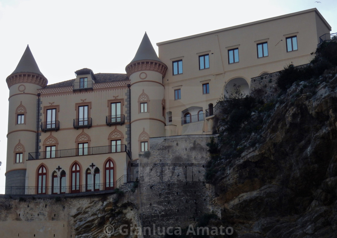 "Minori - Il Castello Mezzacapo" stock image