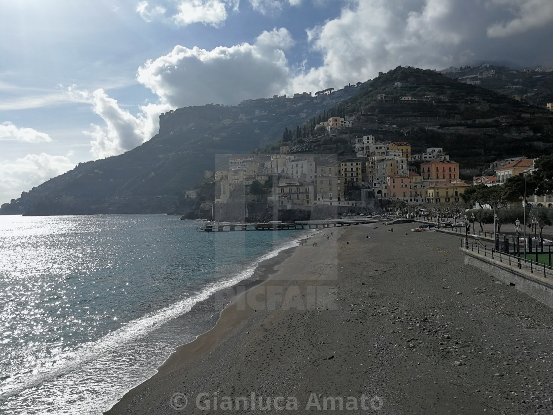 "Spiaggia di Minori" stock image