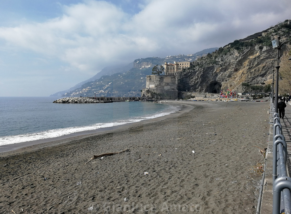 "Spiaggia di Maiori" stock image