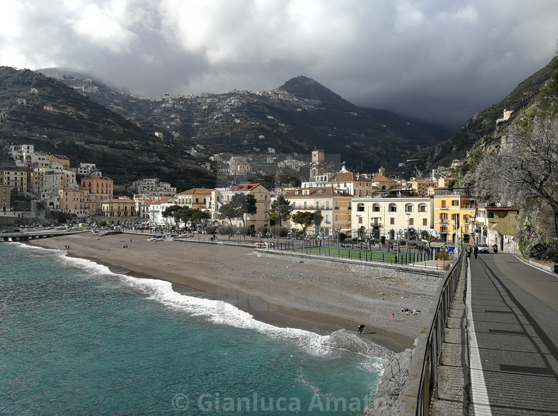 "Minori dalla strada costiera" stock image