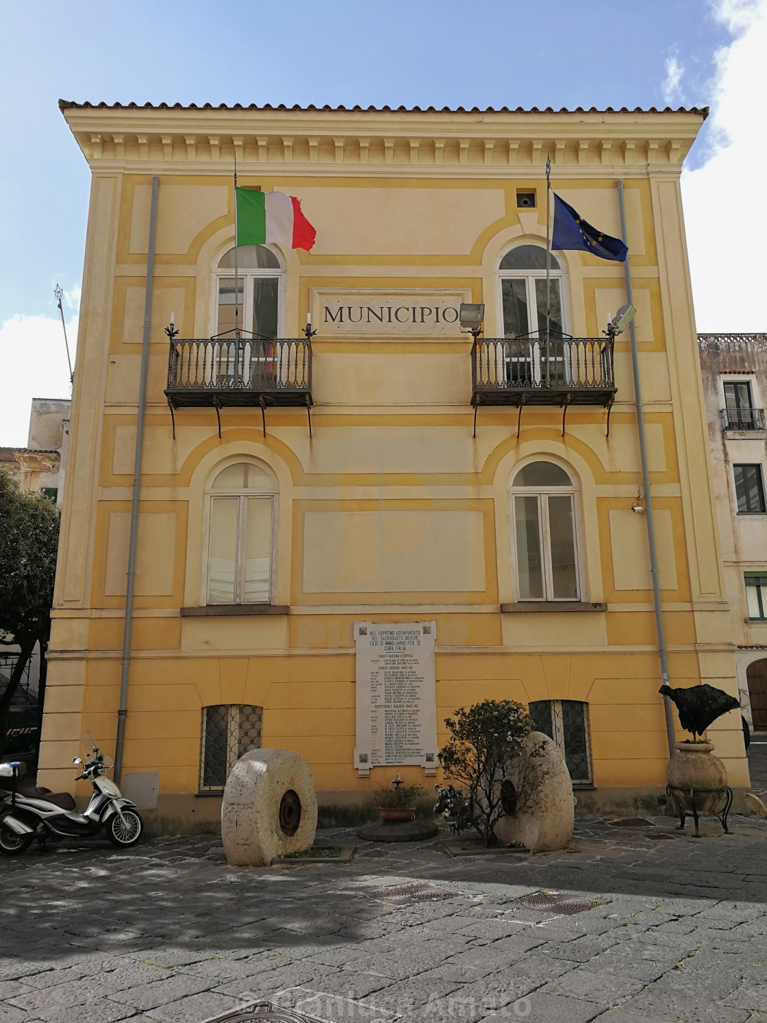 "Municipio di Minori" stock image