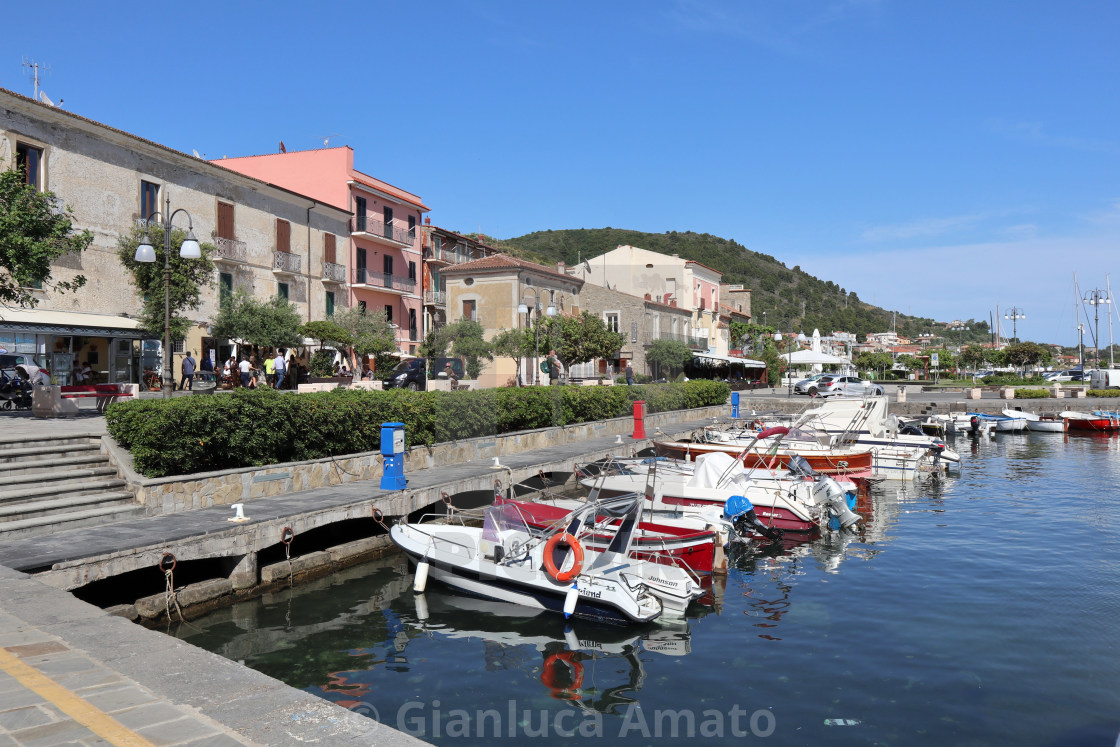 "Acciaroli - Barche al porto" stock image