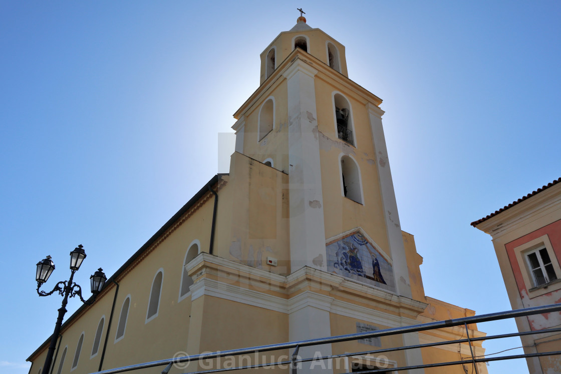 "Acciaroli - Chiesa della Santissima Annunziata" stock image