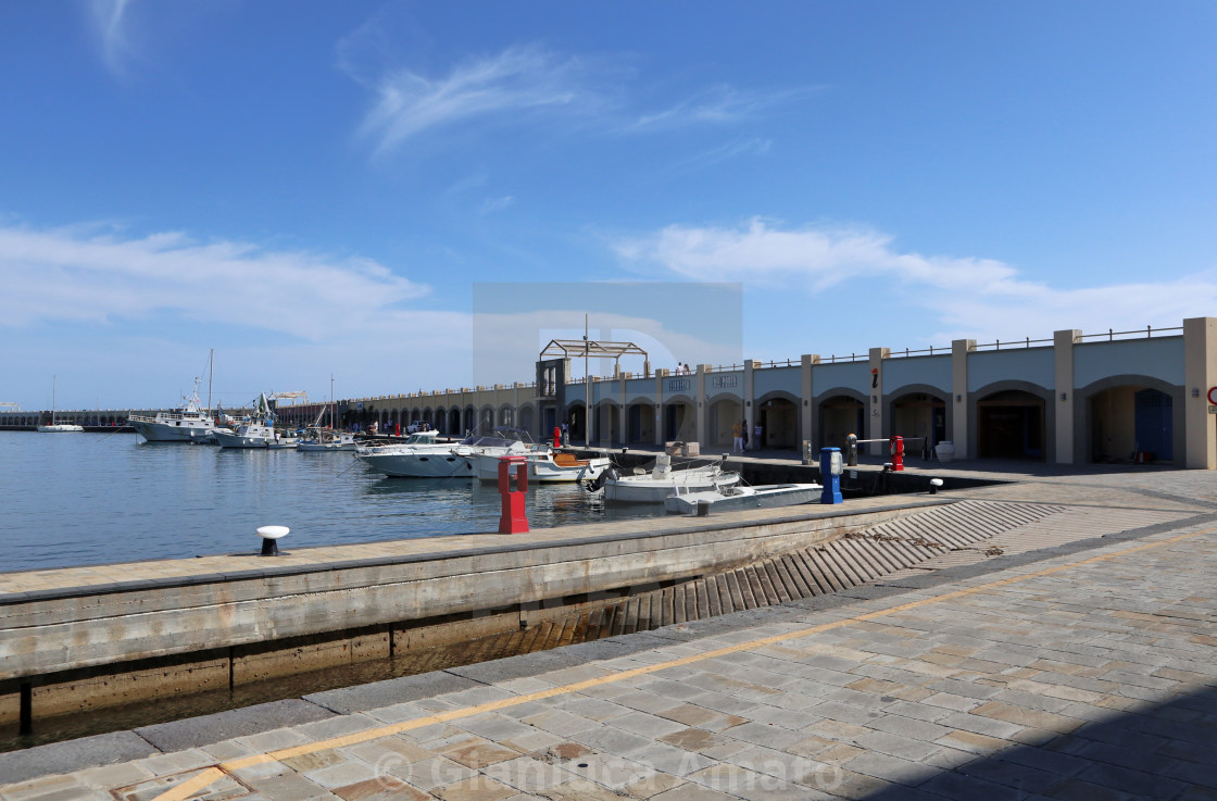 "Acciaroli - Pontile turistico" stock image