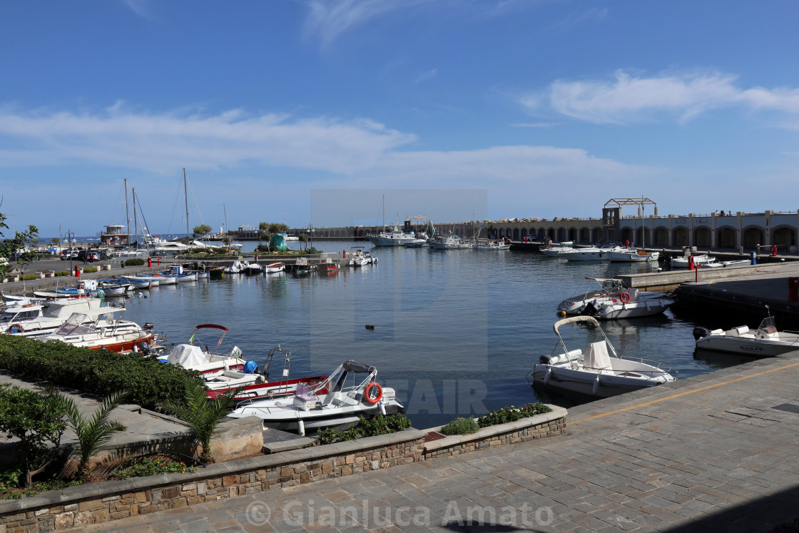 "Acciaroli - Scorcio del porto" stock image