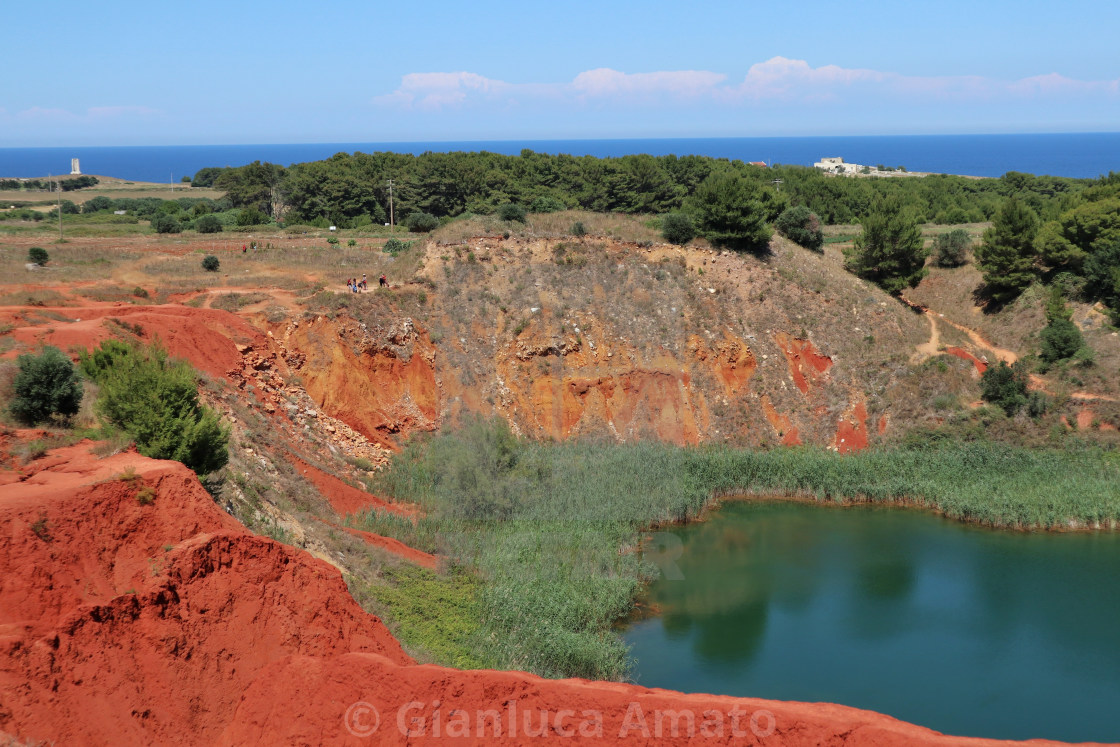 "Otranto - Scorcio della cava di bauxite" stock image