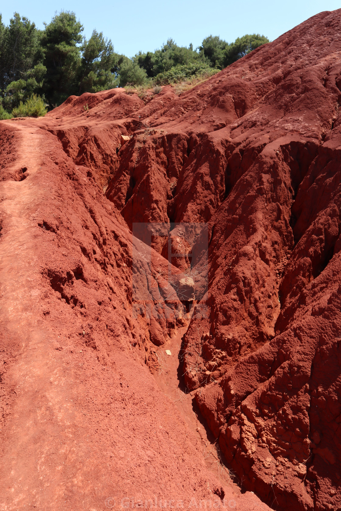 "Otranto - Calanchi alla cava di bauxite" stock image