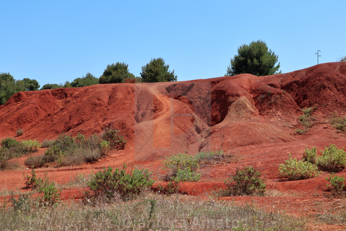 "Otranto - Sentiero alla cava di bauxite" stock image