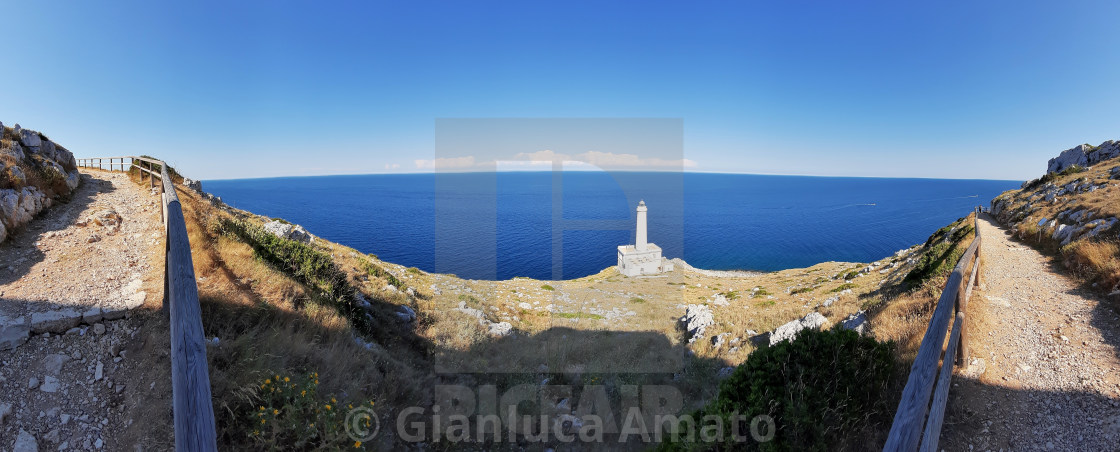 "Otranto - Panoramica dal sentiero di Punta Palascia" stock image