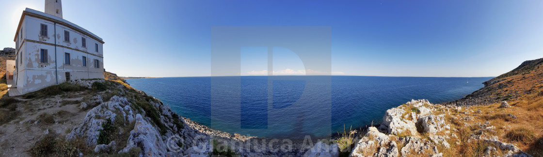 "Otranto - Panoramica dalla scogliera di Punta Palascia" stock image