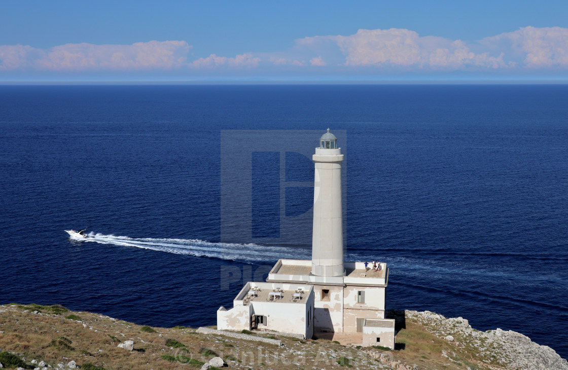 "Otranto - Barca a Punta Palascia" stock image