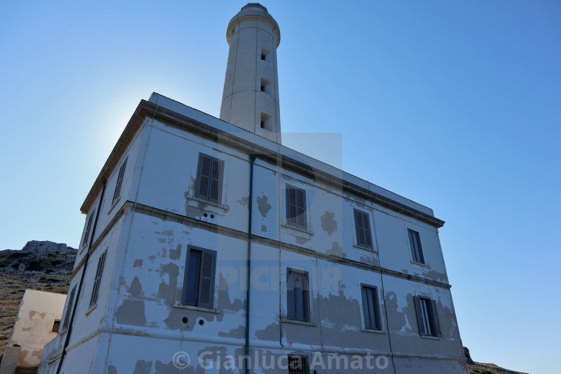 "Otranto - Faro di Punta Palascia dalla scogliera" stock image