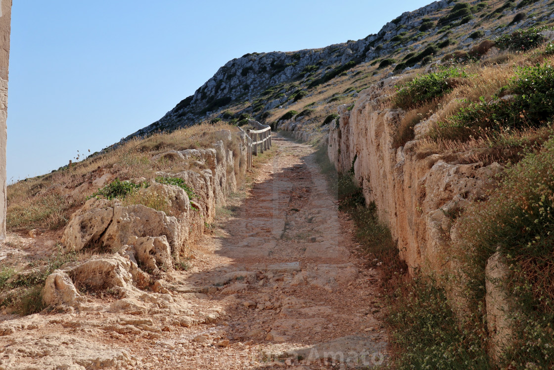 "Otranto - Sentiero dal Faro di Punta Palascia" stock image