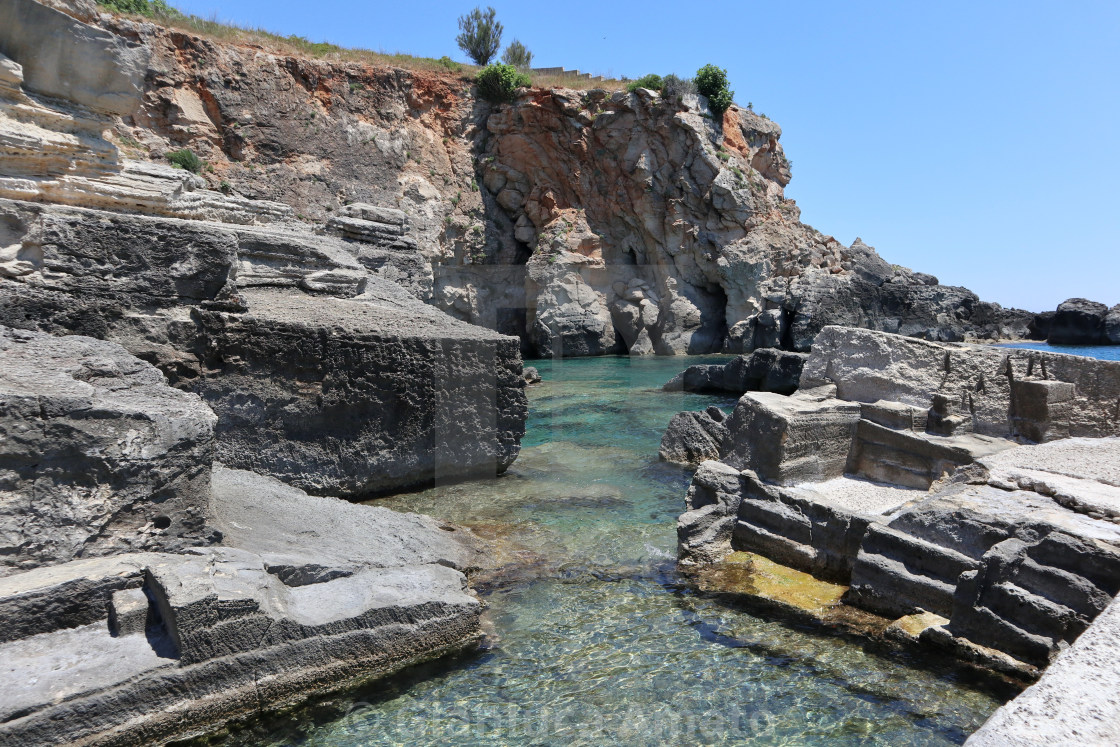 "Santa Cesarea Terme - Scogli a Baia Fontanelle" stock image