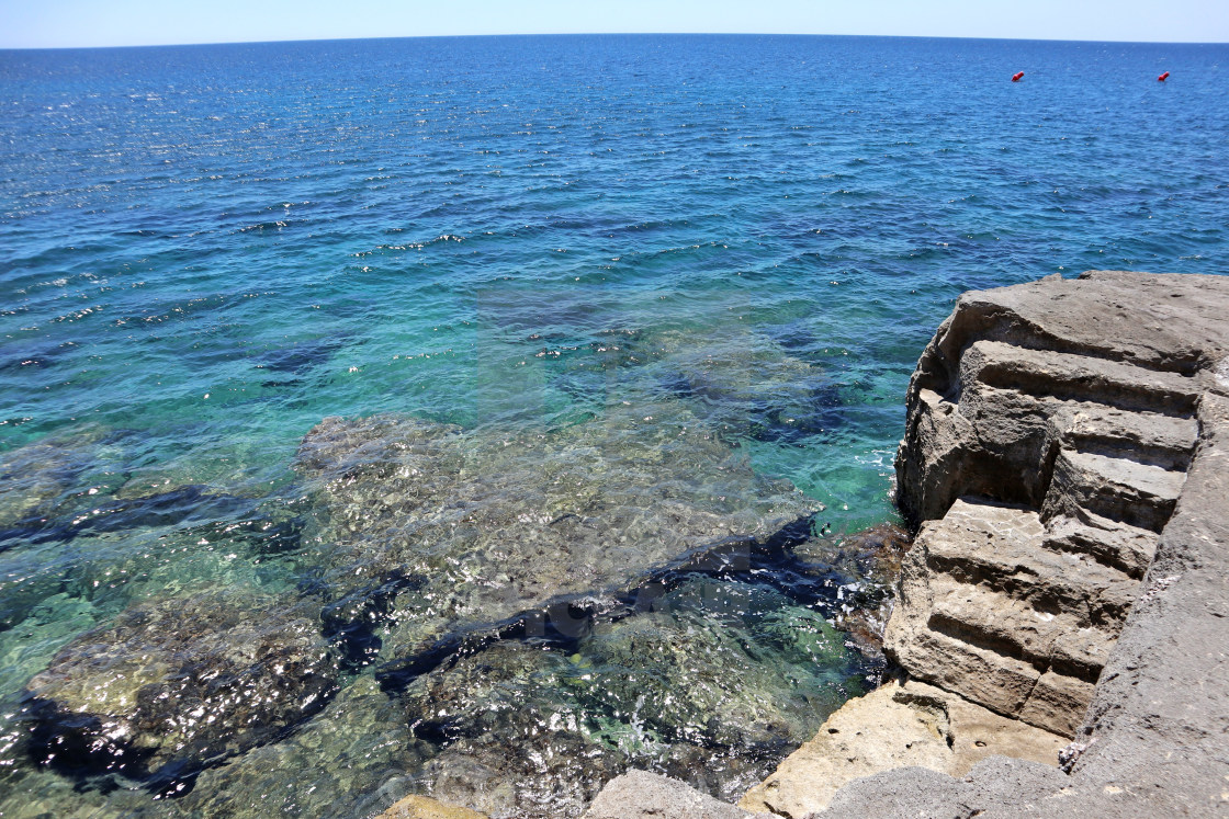 "Santa Cesarea Terme - Fondale a Baia Fontanelle" stock image