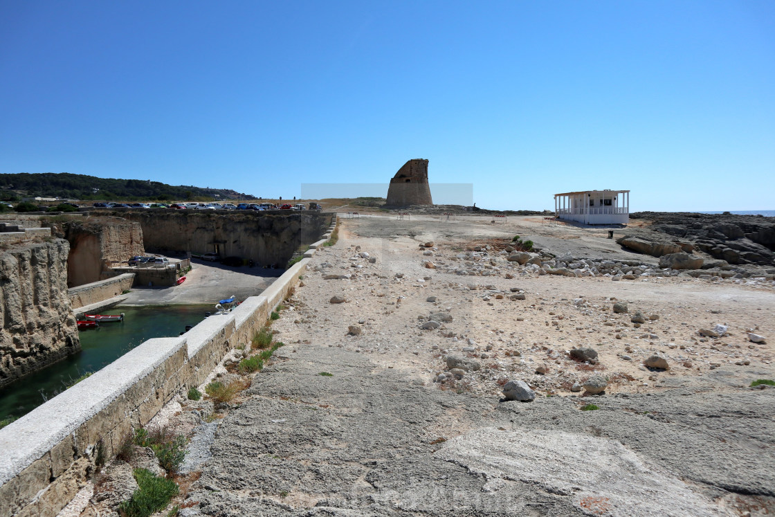 "Santa Cesarea Terme - Scorcio da Punta Miggiano" stock image