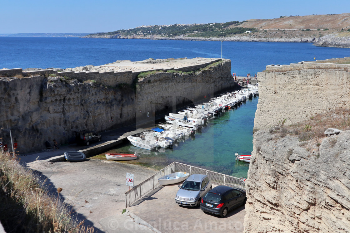 "Santa Cesarea Terme - Scorcio di Porto Miggiano" stock image