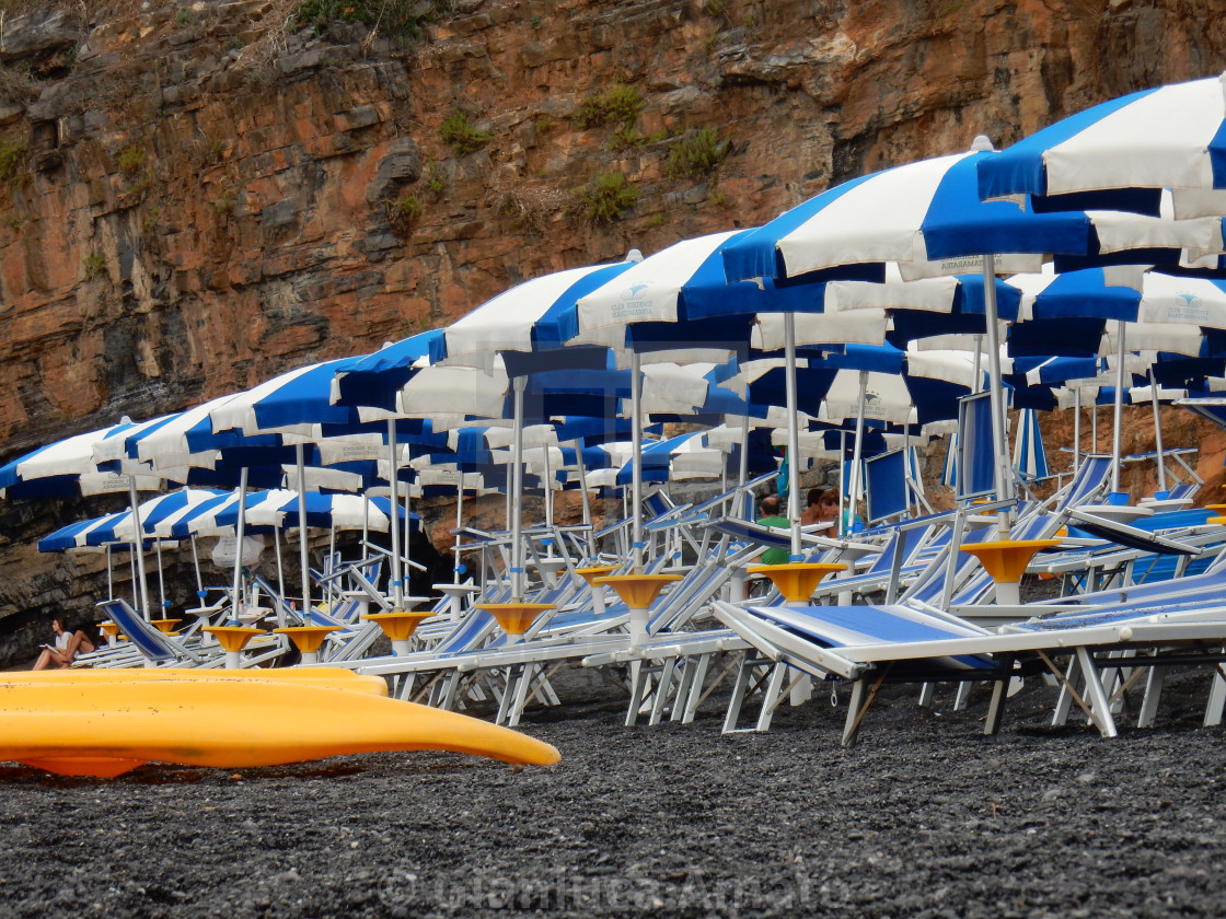 "Maratea - Lido Cala Jannita dalla riva" stock image