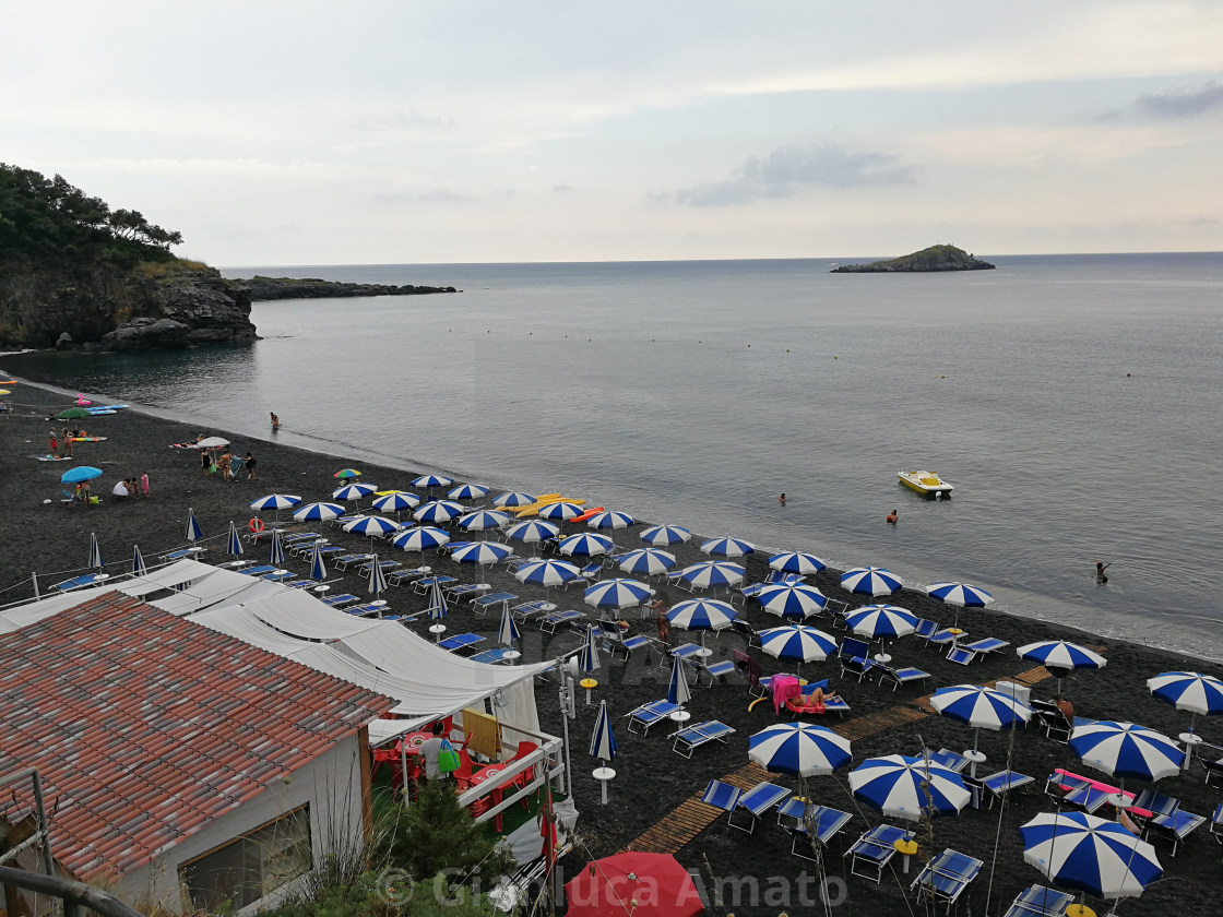 "Maratea - Panorama alla Spiaggia Nera" stock image