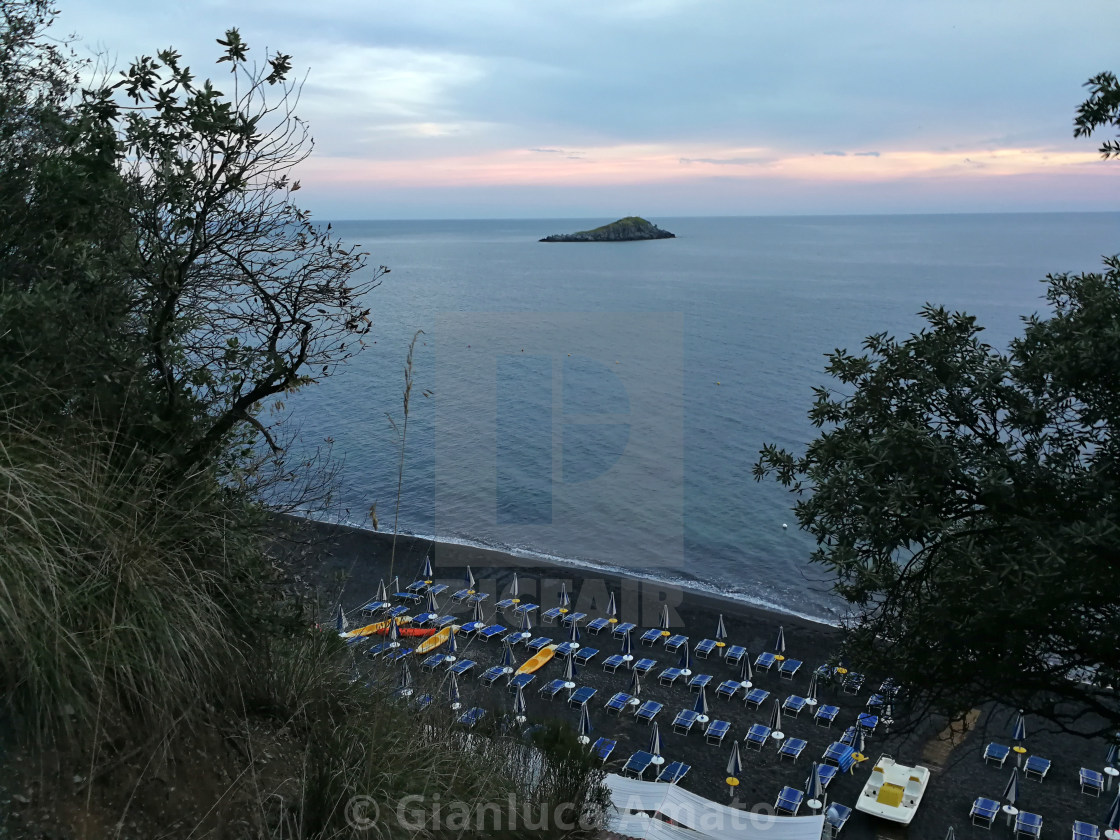 "Maratea - Scorcio panoramico dell'isola Sant'Ianni" stock image