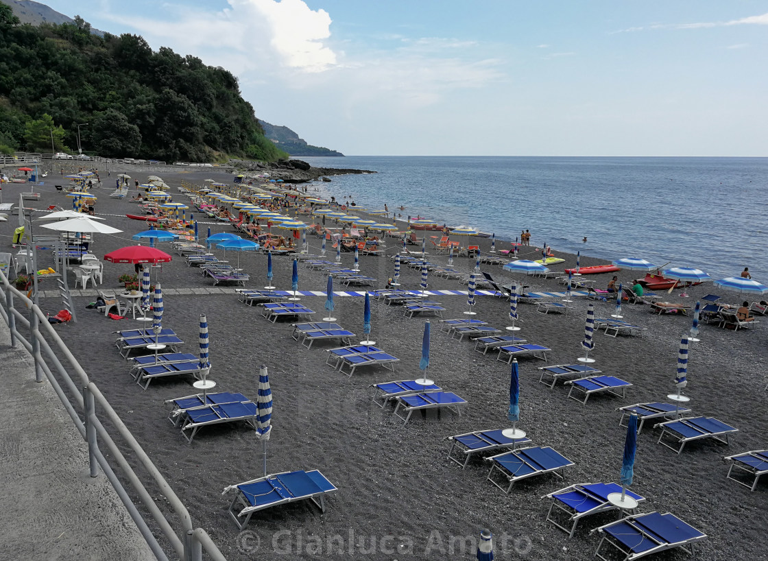 "Maratea - Scorcio delle spiagge di Acquafredda" stock image