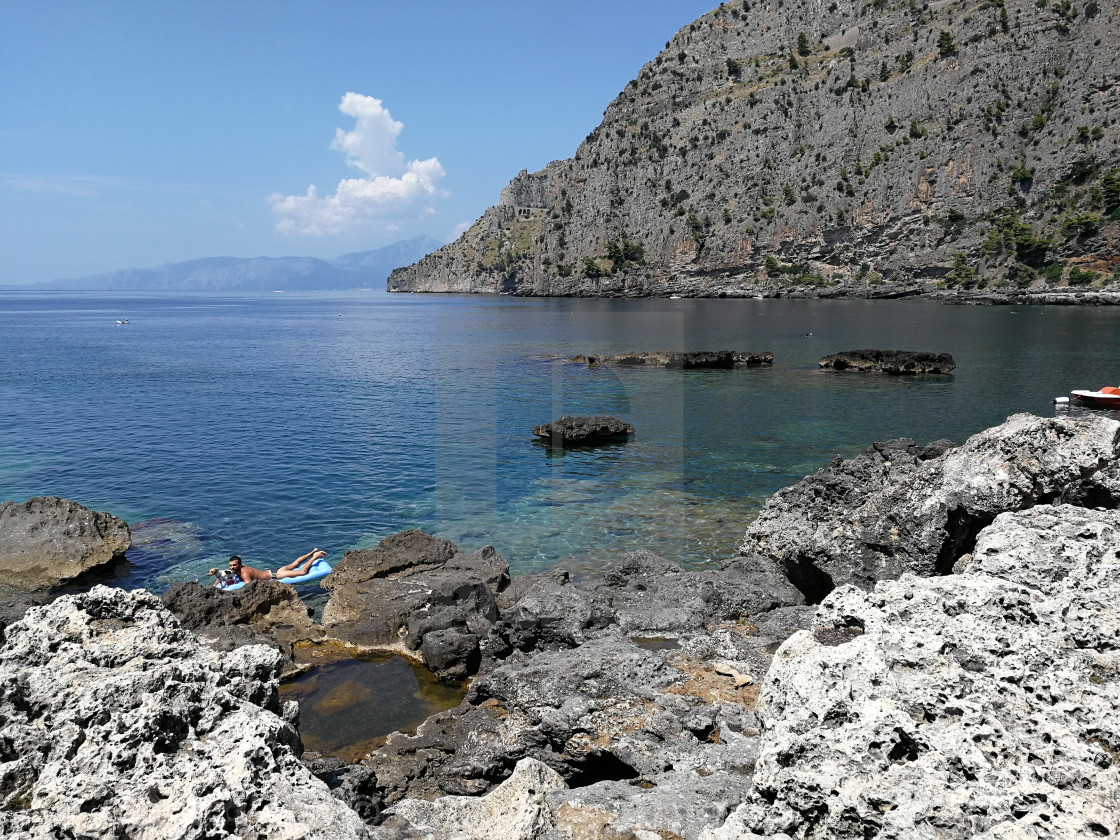 "Maratea - Scorcio della baia di Acquafredda" stock image