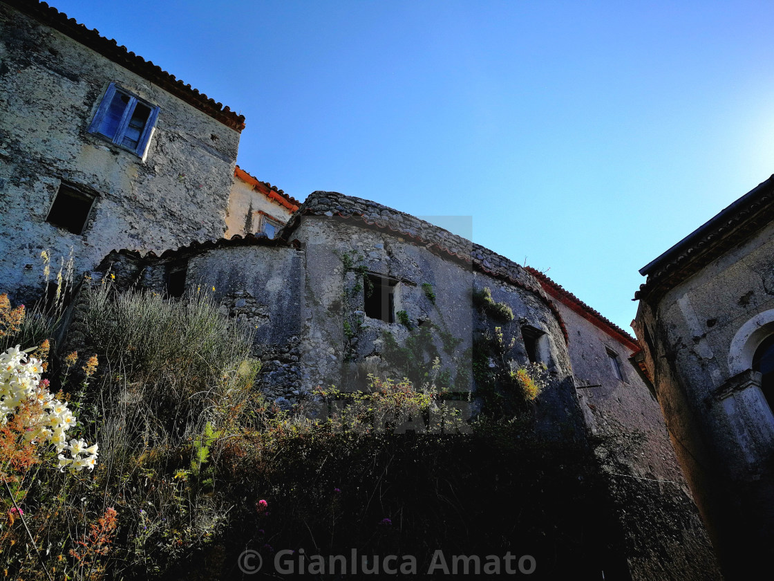 "Maratea - Borgo abbandonato su Monte San Biagio" stock image