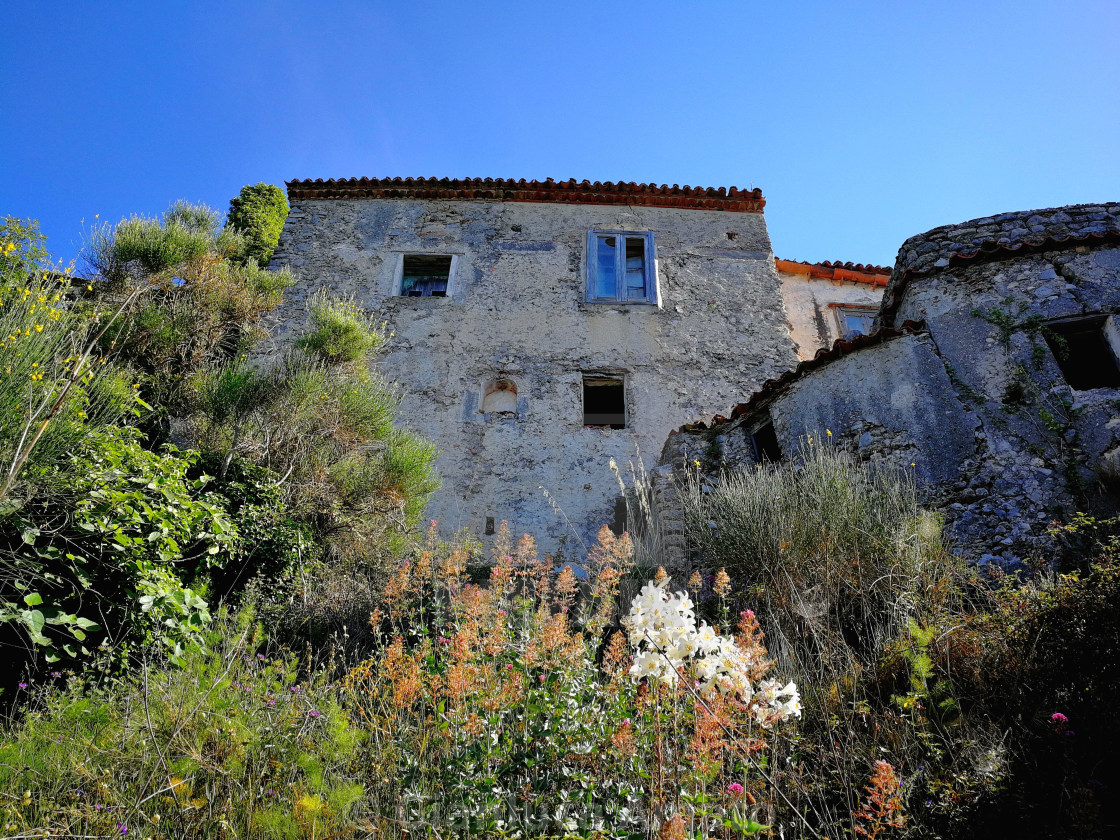 "Maratea - Borgo abbandonato a Monte San Biagio" stock image