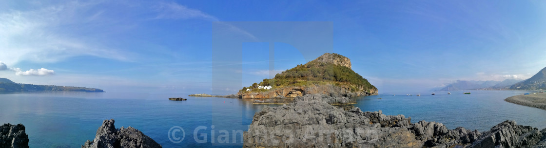 "Panoramica dell'Isola di Dino" stock image