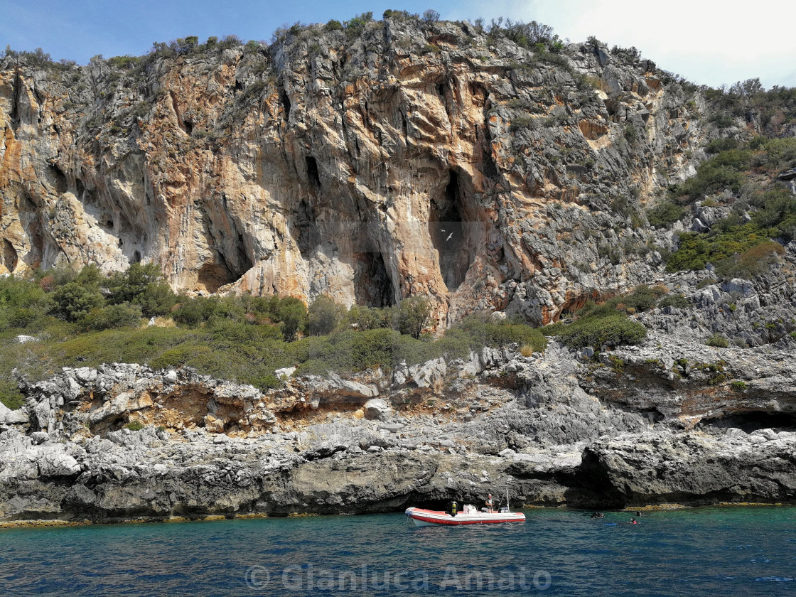 "Praia a Mare - Costa orientale dell'Isola di Dino" stock image