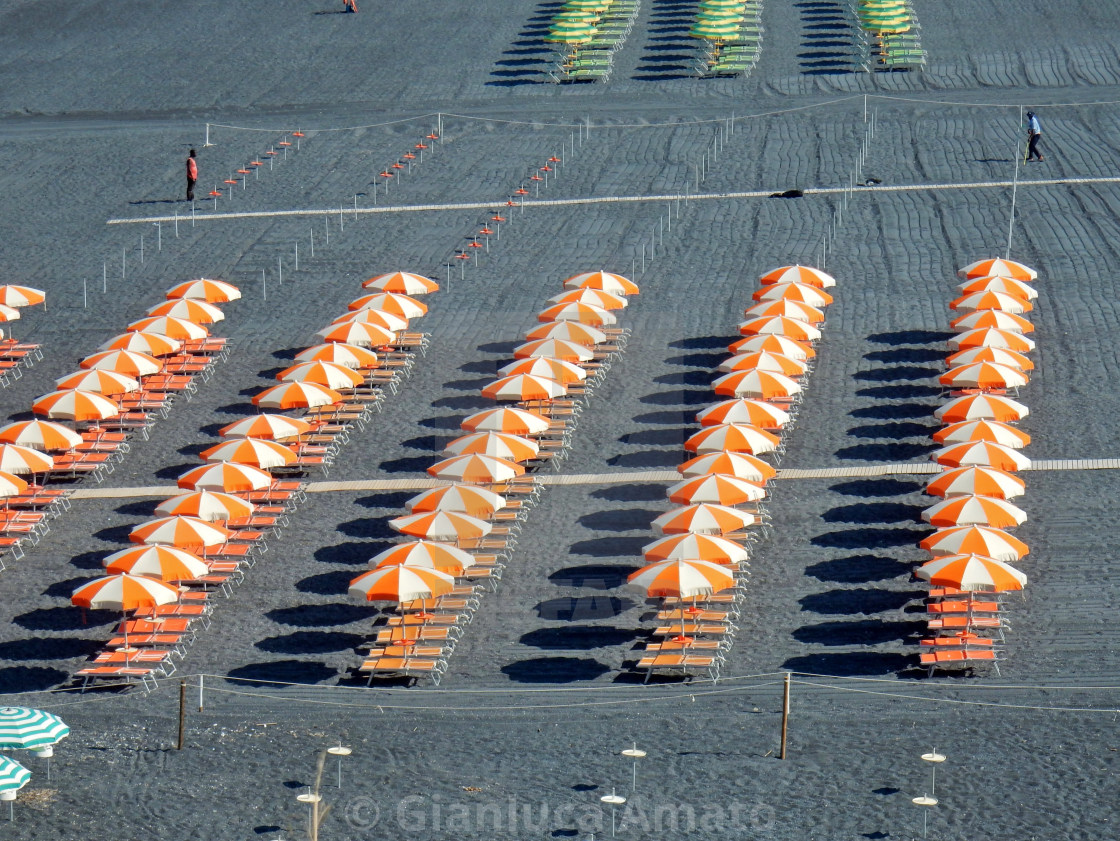 "Praia a Mare - Lidi in allestimento" stock image