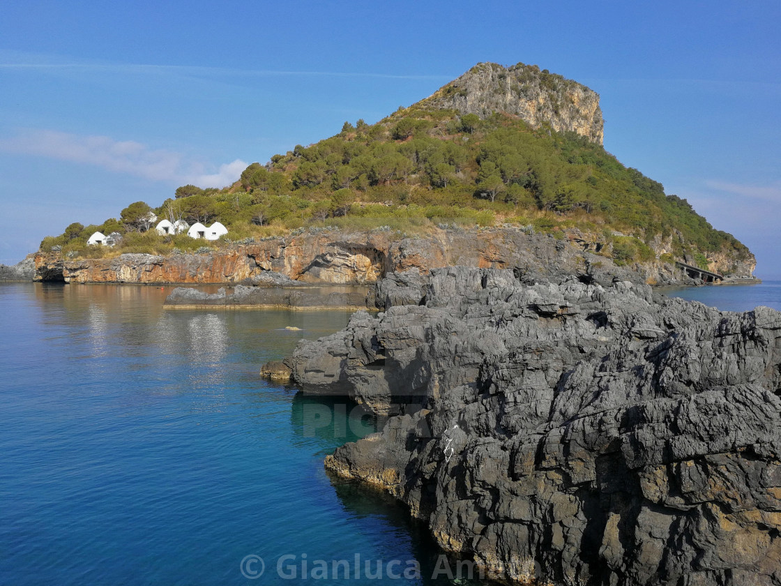 "Praia a Mare - Scorcio dell'Isola di Dino" stock image