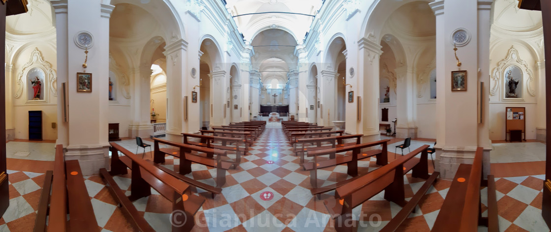 "Sant'Angelo dei Lombardi - Panoramica interna della cattedrale" by Gianluca Amato - $2.53 "Sant'Angelo dei Lombardi - Panoramica interna della cattedrale" stock image