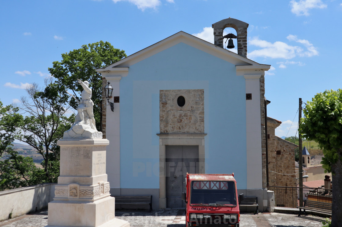 "Cairano - Chiesa di San Leone" stock image