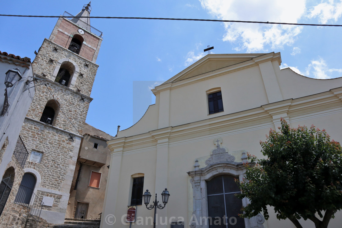 "Cairano - Chiesa di San Martino Vescovo" stock image