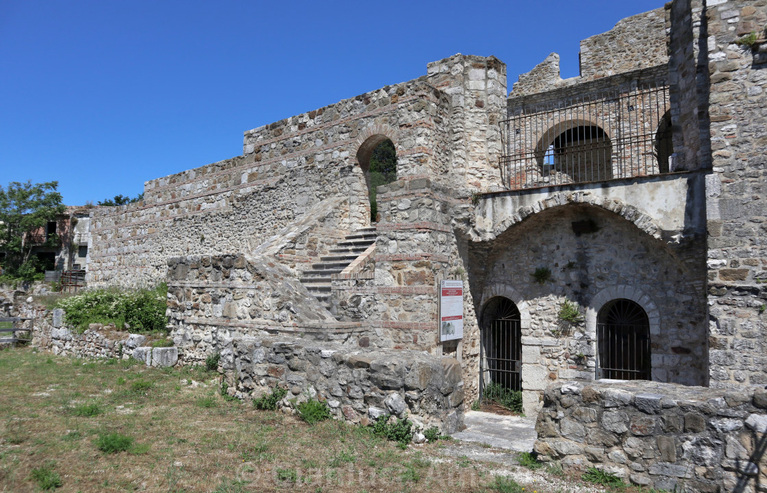 "Conza - Ruderi della Cattedrale di Santa Maria Assunta" stock image