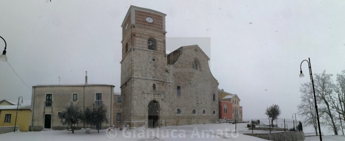 "Sant'Angelo dei Lombardi - Panoramica della cattedrale" stock image