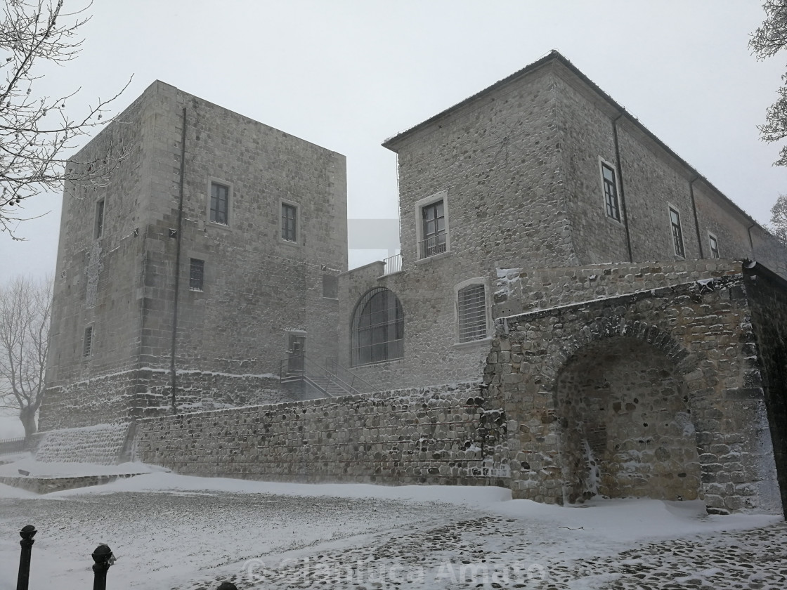 "Castello degli Imperiali di Sant'Angelo dei Lombardi" stock image